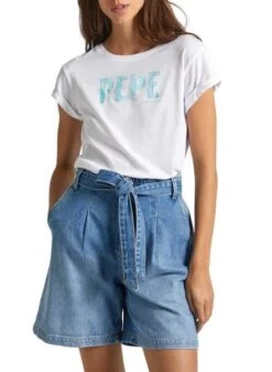 Camiseta Pepe Jeans Janet Blanche Pour Femme