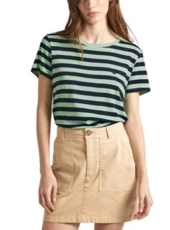 T-shirt Pepe Jeans Jinx Vert Pour Femme