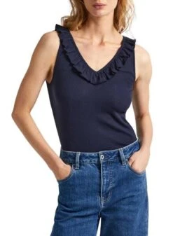 Maillot Pepe Jeans Leire Bleu Marine Pour Femme