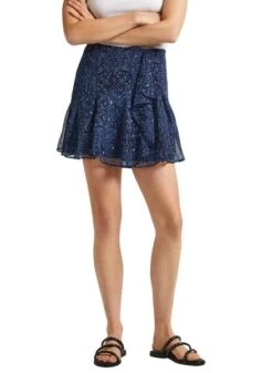 Jupe Pepe Jeans Cressida Bleu Pour Femme