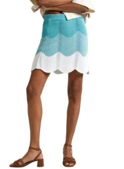 Jupe Pepe Jeans Galea Bleu Pour Femme