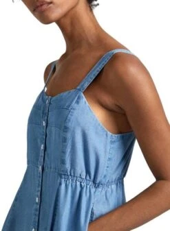 Robe Pepe Jeans Edith Bleu Pour Femme -Jolie Boutique gallery M163228 J9pZc4er