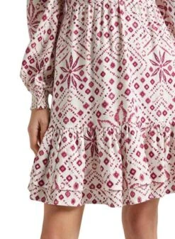 Robe Pepe Jeans Doxa Courte Imprimée Pour Femme -Jolie Boutique gallery M163229 5