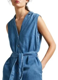 Robe Pepe Jeans Maggie Denim Pour Femme -Jolie Boutique gallery M163230 4