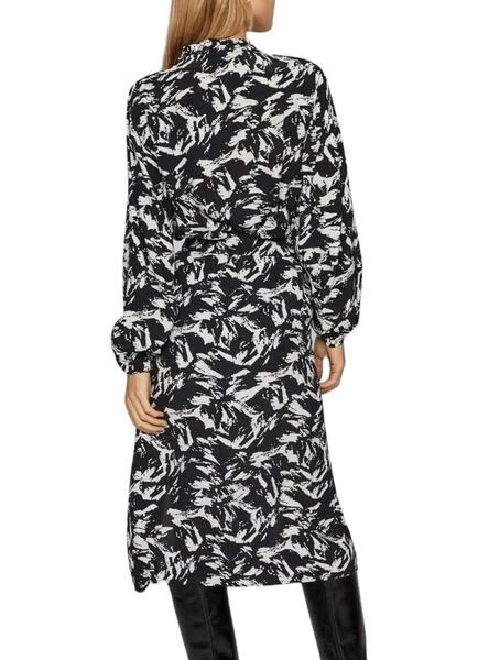 Jupe Vila Viboa Noire Et Blanc Pour Femme 2 Jupe Vila Viboa Noire Et Blanc Pour Femme – Image 2