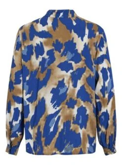 Chemise Vila Vigalta Toga Bleue Pour Femme -Jolie Boutique gallery M163520 2