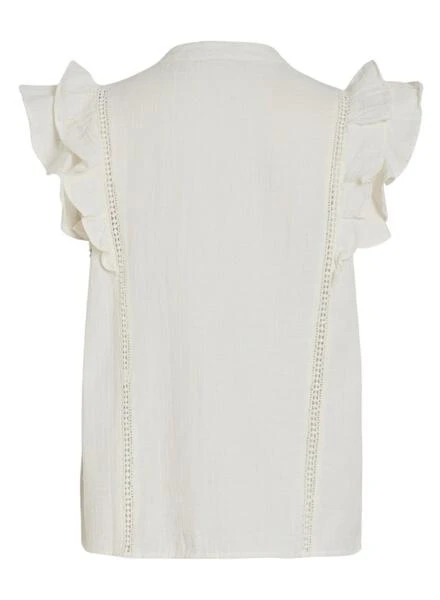 Top Vila Tovan Blanco Pour Femme 3 Top Vila Tovan Blanco Pour Femme – Image 3