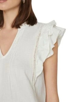 Top Vila Tovan Blanco Pour Femme 11 Top Vila Tovan Blanco Pour Femme -Jolie Boutique gallery M163527 TtSxUYg9