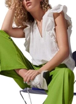 Top Vila Tovan Blanco Pour Femme 10 Top Vila Tovan Blanco Pour Femme -Jolie Boutique gallery M163527 yx0kVoeF