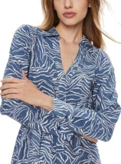 Robe Vila Dogma Bleue Pour Femme -Jolie Boutique gallery M163558 KLygDQFd