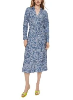 Robe Vila Dogma Bleue Pour Femme