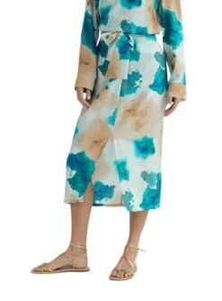 Jupe Vila Shiam Beige Pour Femme