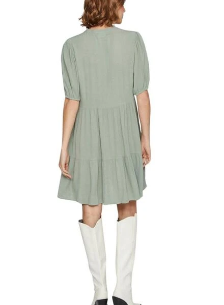 Robe Vila Lopez Verte Pour Femme 5 Robe Vila Lopez Verte Pour Femme – Image 5