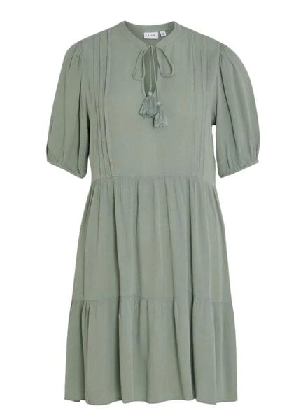 Robe Vila Lopez Verte Pour Femme 3 Robe Vila Lopez Verte Pour Femme – Image 3