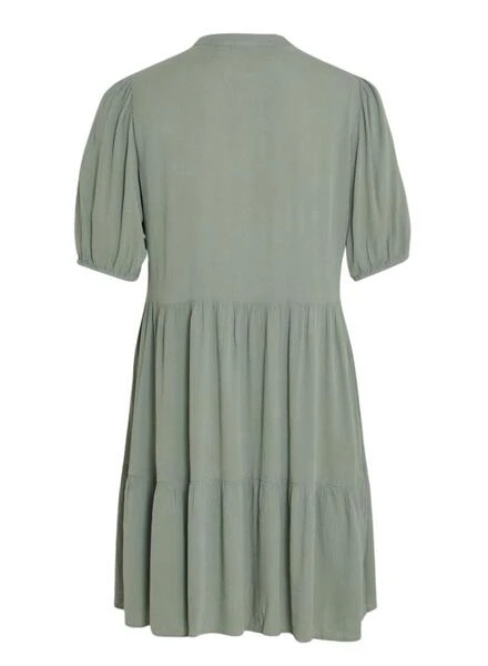 Robe Vila Lopez Verte Pour Femme 4 Robe Vila Lopez Verte Pour Femme – Image 4