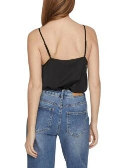 Top Vila Vicava V-Neck Encaje Negro Para Mujer. -Jolie Boutique gallery M163576 27lkHaDI