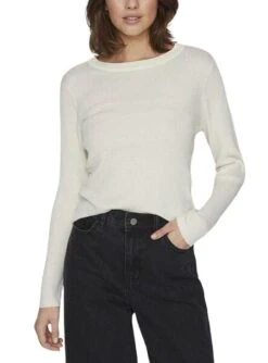 Top Vila Bella Beige Pour Femme