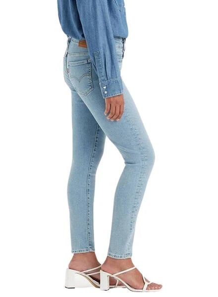 Pantalon Jeans Levi's 711 Double Button Bleu 3 Pantalon Jeans Levi's 711 Double Button Bleu – Image 3