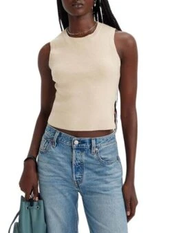 Top Levis Ocean Beige Pour Femme -Jolie Boutique gallery M163891 4