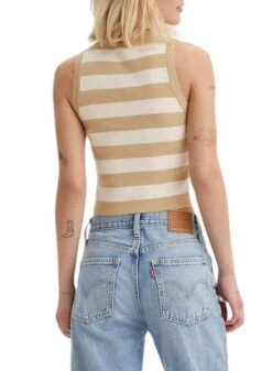 Top Levis Ocean Beige à Rayures Pour Femme -Jolie Boutique gallery M163893 2