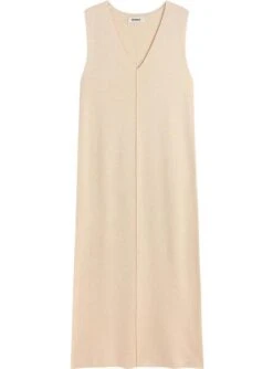 Robe Ecoalf Cercis Beige Pour Femme -Jolie Boutique gallery M164072 4