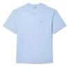 T-shirt Lacoste Teintée Bleue Pour Femmes Et Hommes