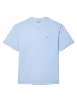 T-shirt Lacoste Teintée Bleue Pour Femmes Et Hommes