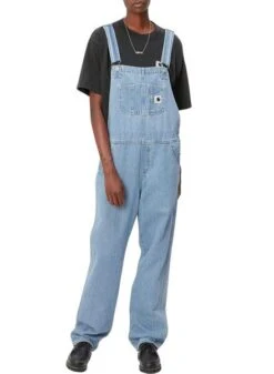 Salopette Carhartt Bib Straigh Bleu Pour Femme