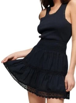 Jupe Superdry Ibiza Marine Pour Femme