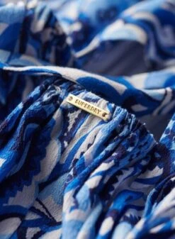 Robe Superdry Tie Bleue Pour Femme -Jolie Boutique gallery M164836 rIDFMFgX