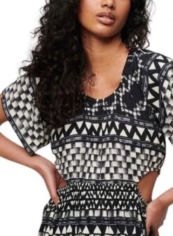 Robe Superdry Shirbori Noire Pour Femme -Jolie Boutique gallery M164841 Wrafh9zB