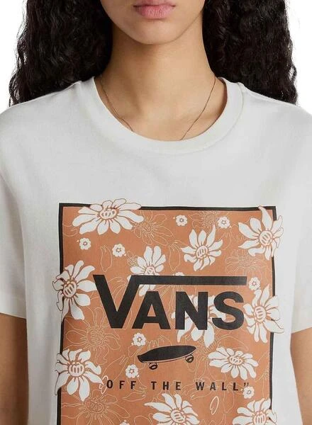 Camiseta Vans Tropic Fill Floral Beige Pour Femme 3 Camiseta Vans Tropic Fill Floral Beige Pour Femme – Image 3