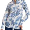Chemise Naf Naf Florale Beige Pour Femme