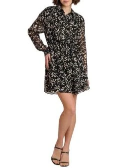 Robe Naf Naf Melissa Noir Pour Femme 7 Robe Naf Naf Melissa Noir Pour Femme -Jolie Boutique gallery M165285 4