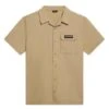 Chemise Napapijri Boyd Beige Pour Homme Et Femme