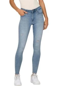 Jean ONLY Blush Azul Medio Para Mujer.