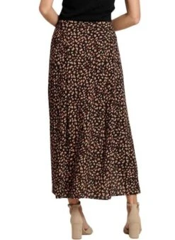 Jupe Naf Naf Print Marron Pour Femme -Jolie Boutique gallery M165828 uXygs8Ls