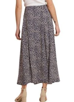 Jupe Naf Naf Print Marine Pour Femme -Jolie Boutique gallery M165829 wQ23ssuq