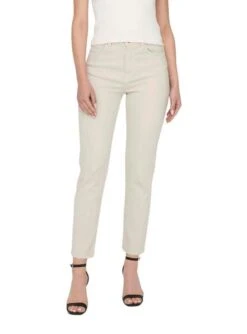 Pantalon Only Emily Beige Pour Femme