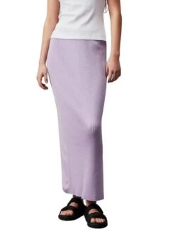 Jupe Calvin Klein Jeans Woven Label Violette Pour Femme